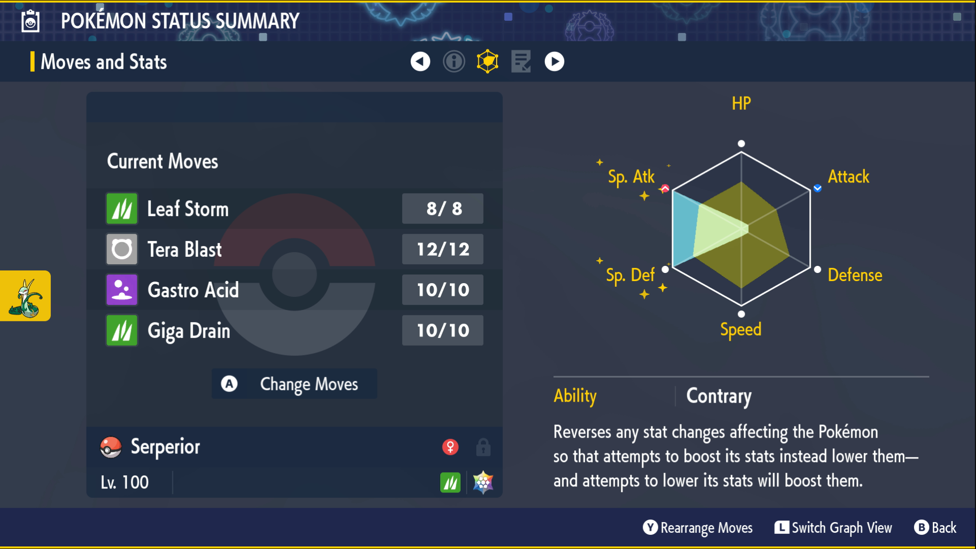 Serperior stats